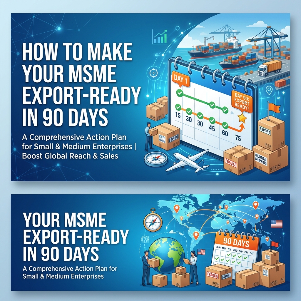 How to Make Your MSME Export-Ready in 90 Days